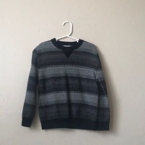 Black, white and grey sweater